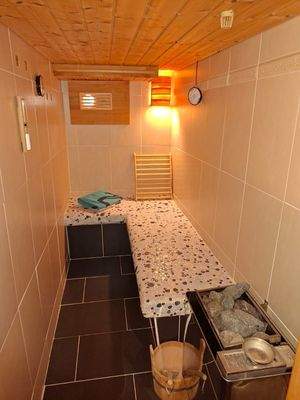 Sauna im Keller