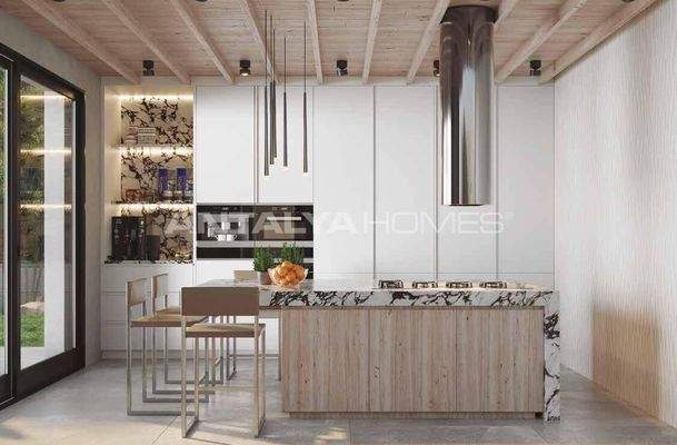 Houses with Bodrum Castle and Sea Views