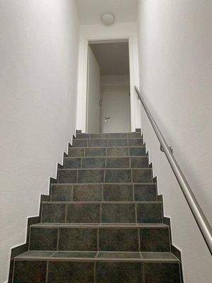 Treppenflur zu den Wohnungen