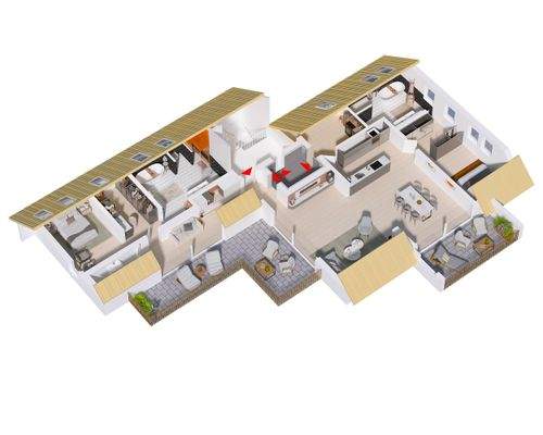 Penthouse - WHG 5 - 141,09 m² Wfl.