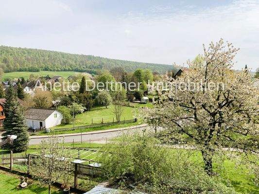 Ausblick in Garten und Umgebung