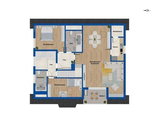 Grundriss - Obergechoss