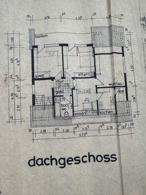 Grundriss Dachgeschoss