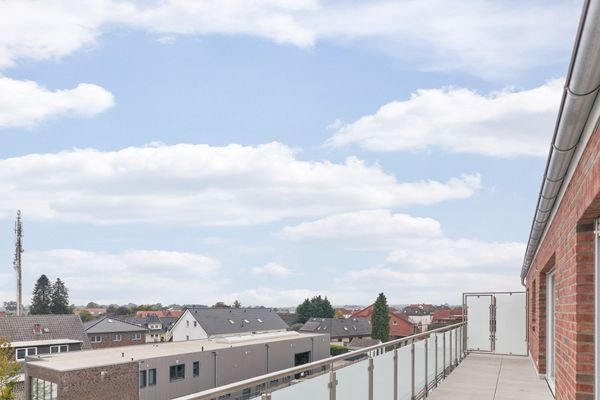 Ausblick vom Balkon