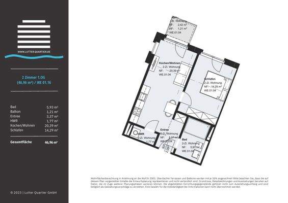 Wohnung 16 Lutter-Quartier