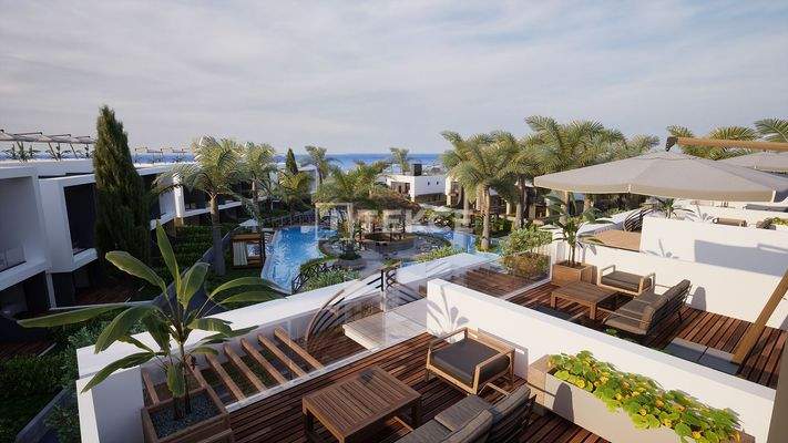 Semi-Detached Villas in Gazimağusa Tatlısu Steps From the Sea