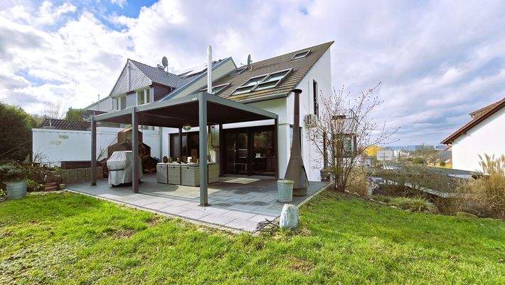 Überdachte Terrasse