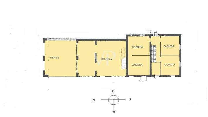 Piano primo casa colonica