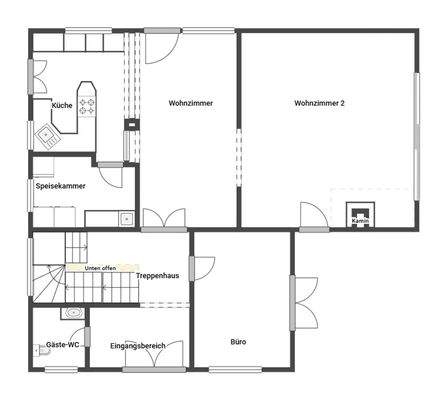 Grundriss Skizze EG