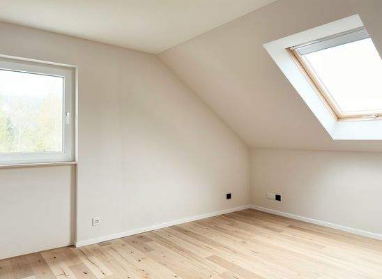 Zimmer im Dach - so könnte es aussehen (KI generiert)