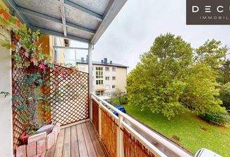 gartenseitiger Balkon