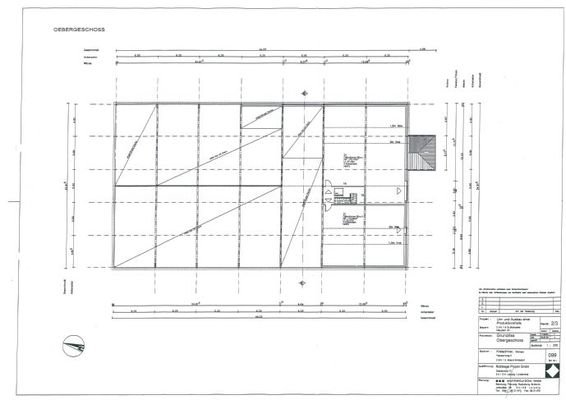 Obergeschoss Gewerbefläche 303 qm komplett