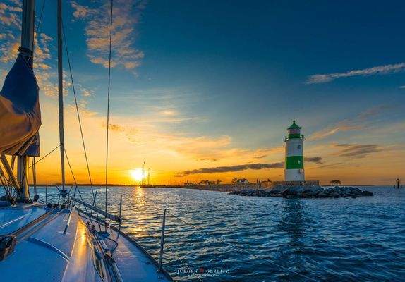 Schleimündung vom Boot aus