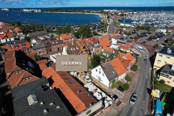 Luftbild mit Deern Logo