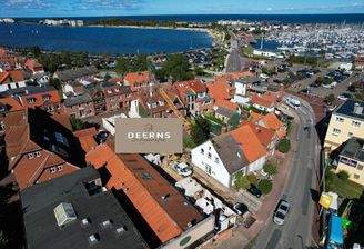 Luftbild mit Deern Logo