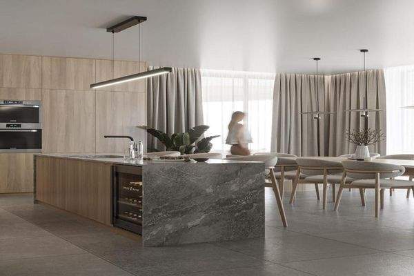 Kreta, Kokkino Chorio: Grundstück am Meer mit Genehmigung für Luxusvilla zu verkaufen