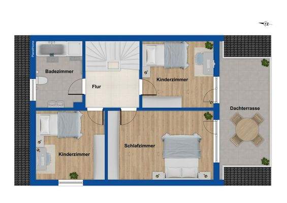 Grundriss Dachgeschoss 