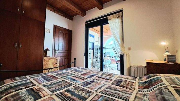 Ferienhaus mit 2 Schlafzimmern und atemberaubender Aussicht in Plaka