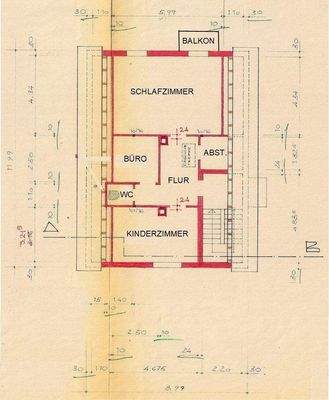 Grundriss Dachgeschoss