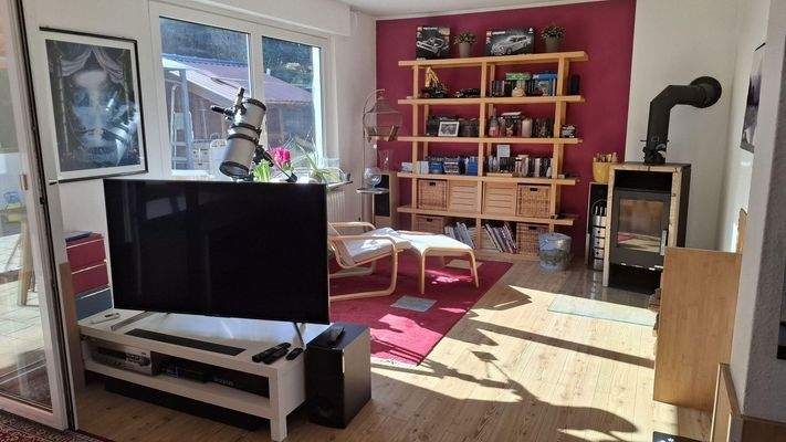 Wohnbereich mit Kamin