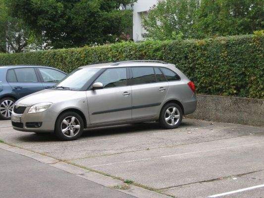 Stellplatz vor der Haustüre