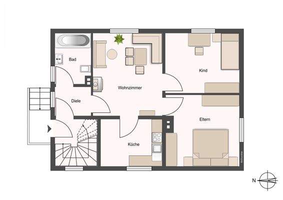 Grundriss Erdgeschoss