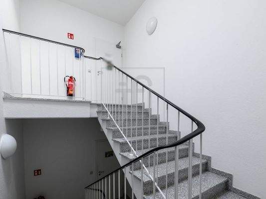 Erreichbarkeit per Treppenhaus...