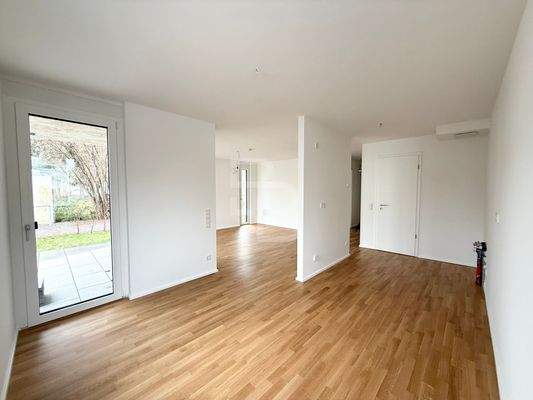 Essbereich mit offner Küche