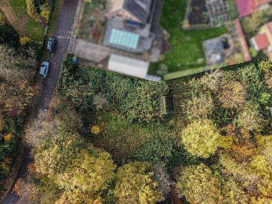 Luftansicht des Grundstücks