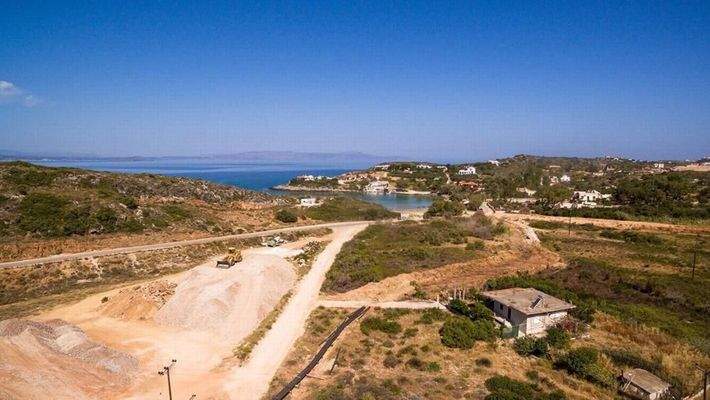 Kreta, Tersana: IM BAU: Zwei luxuriöse Steinvillen in Tersanas Beach zu verkaufen
