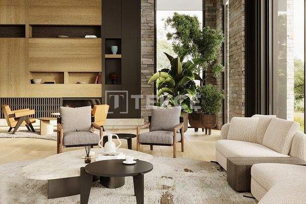 Modern Design Houses with Private Pools in the Center of Bodrum