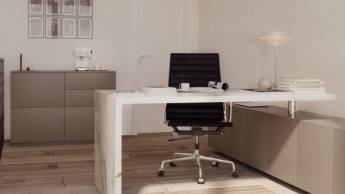 Visualisierung Gästewohnung als Empfang Homeoffice