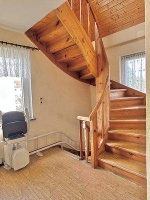 Aufgang ins ausgebaute Dachgeschoss