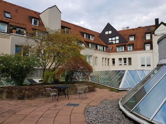 Der gemeinsam nutzbare Innenhof