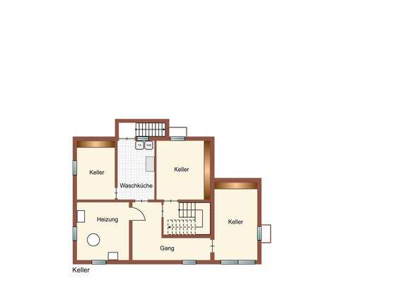 Immogrundriss Keller