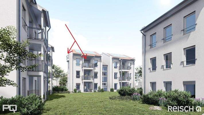 Visualisierung Lage der Wohnug