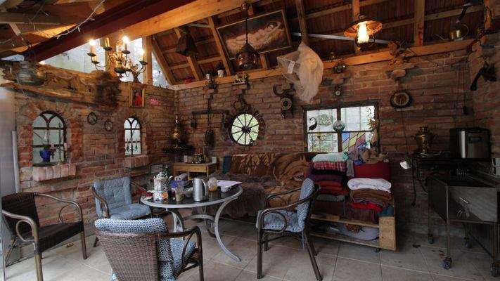 Überdachte Terrasse