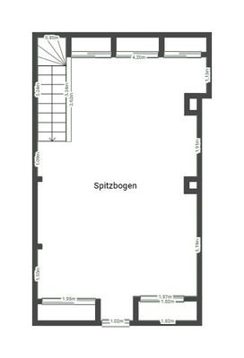 Spitzboden, Grundriss