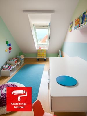 Zimmer 2 Kind/Büro - Gestaltungsbeispiel