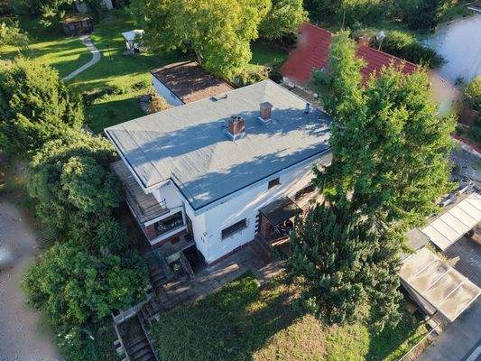 Luftbildaufnahme Grundstück