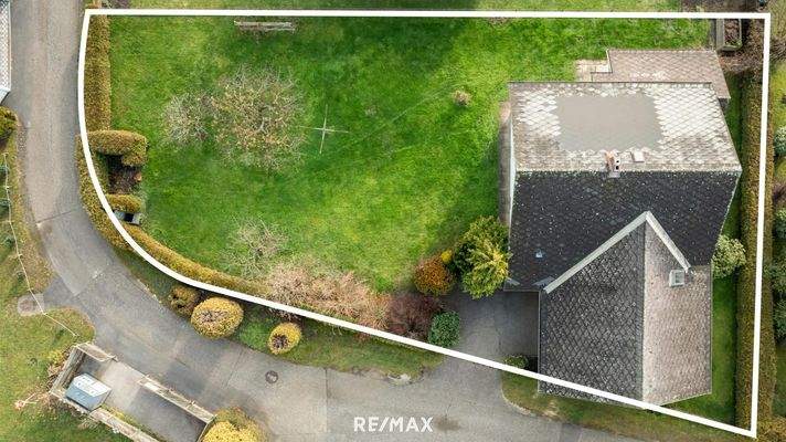 Vogelperspektive Grundstück