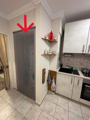 Abstellraum im Küchenbereich