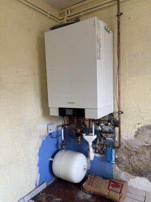 Heizungsanlage im Küchenbereich