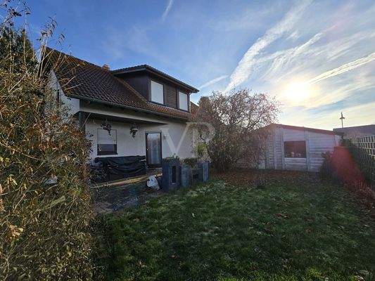 Ansicht Westen mit Terrassenbereich