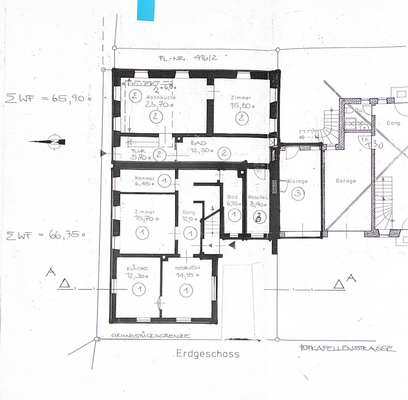 Grundriss (Wohnung 2)