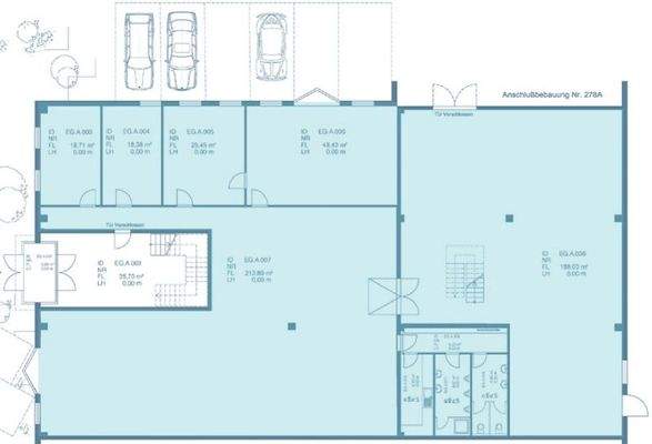 Hallen Grundriss Beispiel