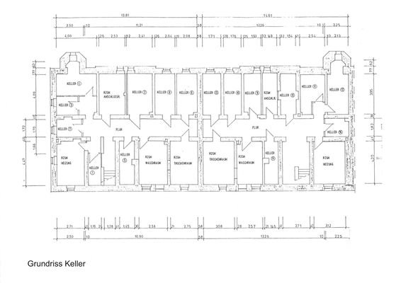 Grundriss Keller