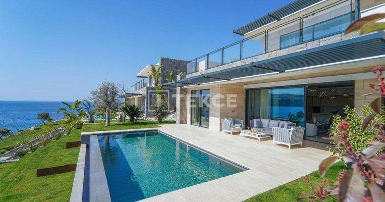 Panoramic Sea View Exclusive Villas with Pool in Bodrum Türkbükü
