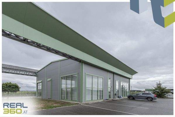 Außenansicht Bürotrakt