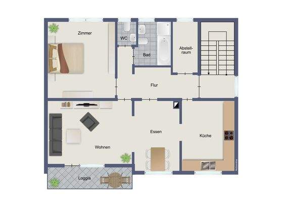 Grundriss Obergeschoss